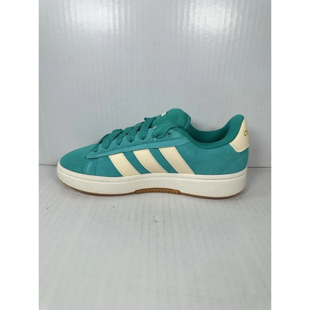 Size 8.5 adidas Grand Court Alpha 00s Lace Up Womens Blue Green Shoes JQ3004